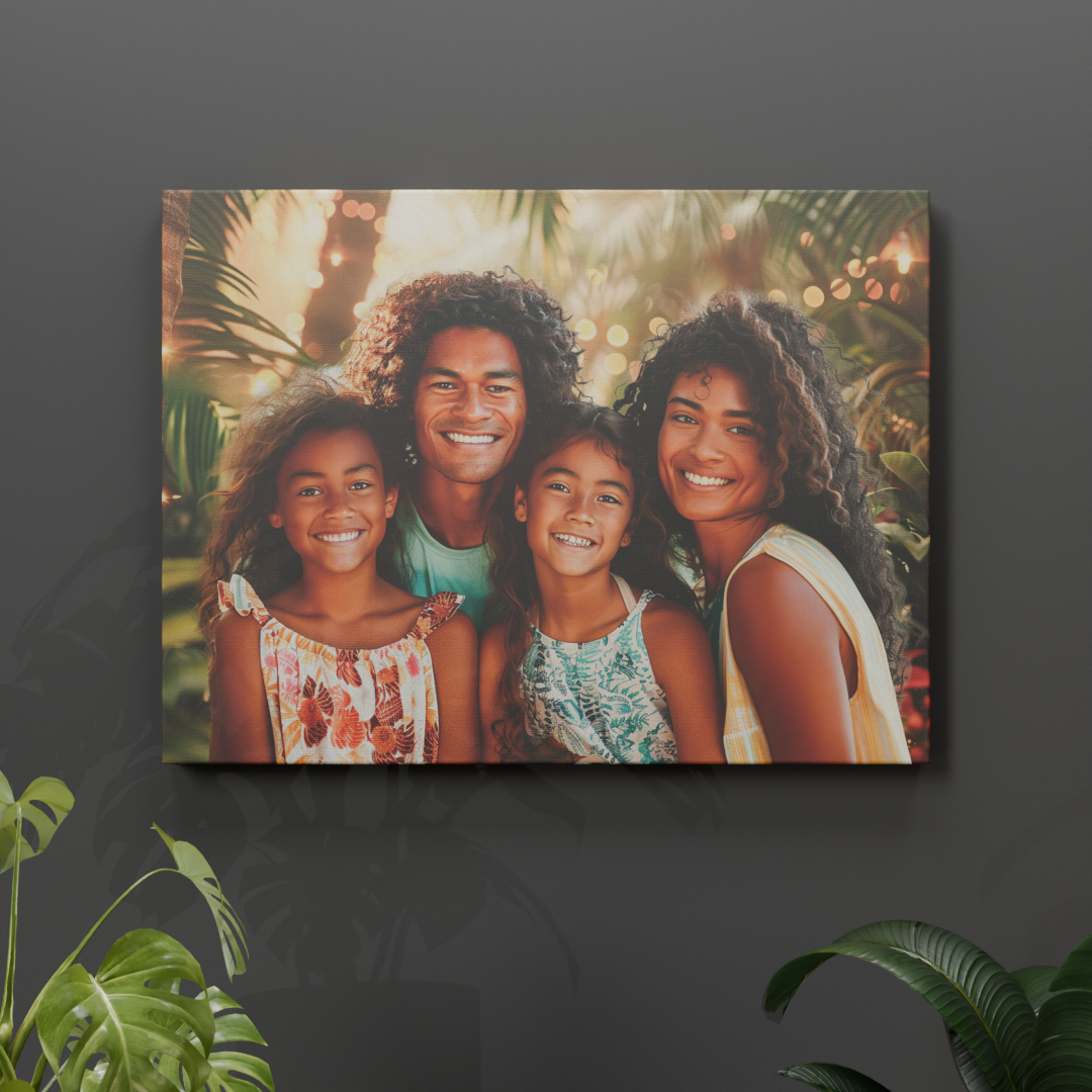 Toile Noël – Fond Interchangeable