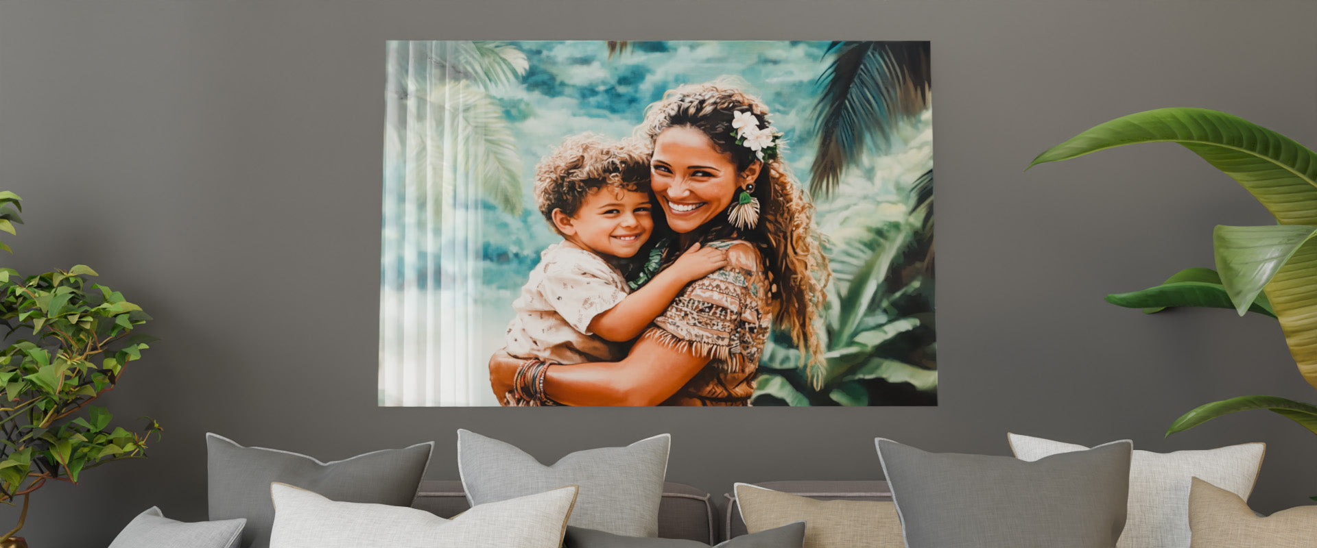 Tableau plexiglas premium personnalisable Hakaiki Print Tahiti