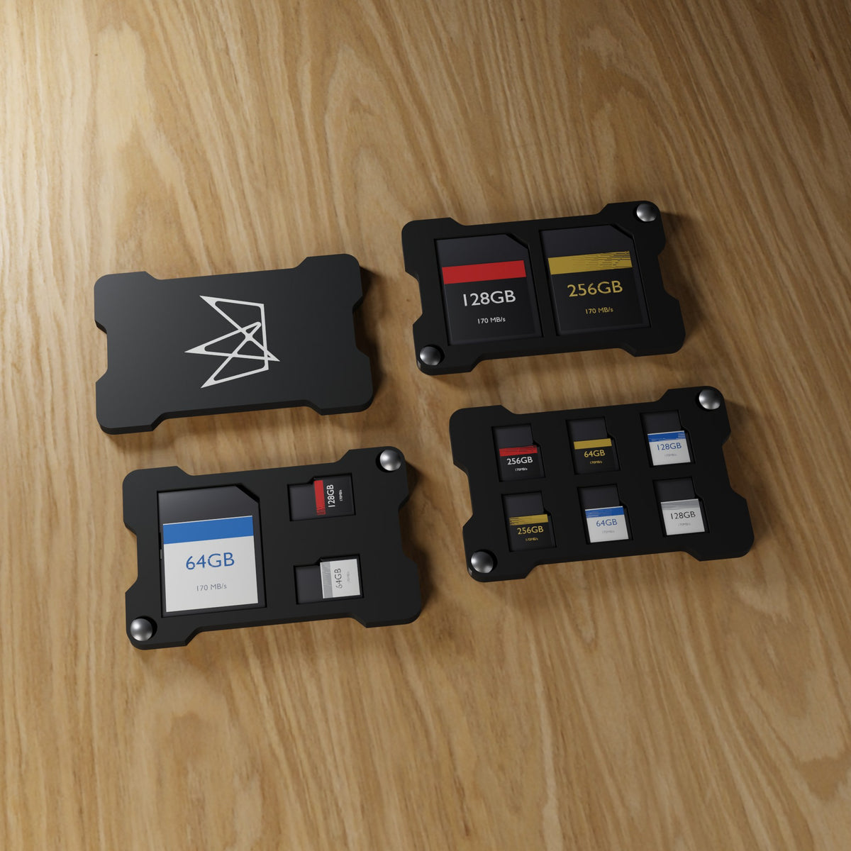 Pack plaques iki : cover au logo + 2 SD, 1 SD + 2 microSD, 6 microSD