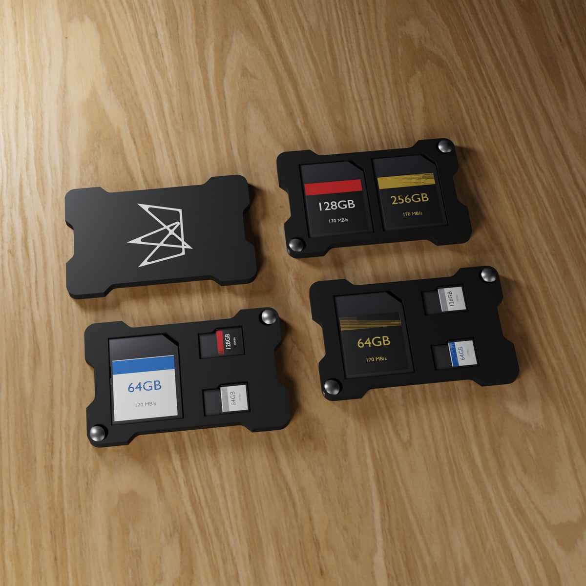 Pack plaques iki : cover au logo + 2 SD, 1 SD + 2 microSD, 1 SD + 2 microSD