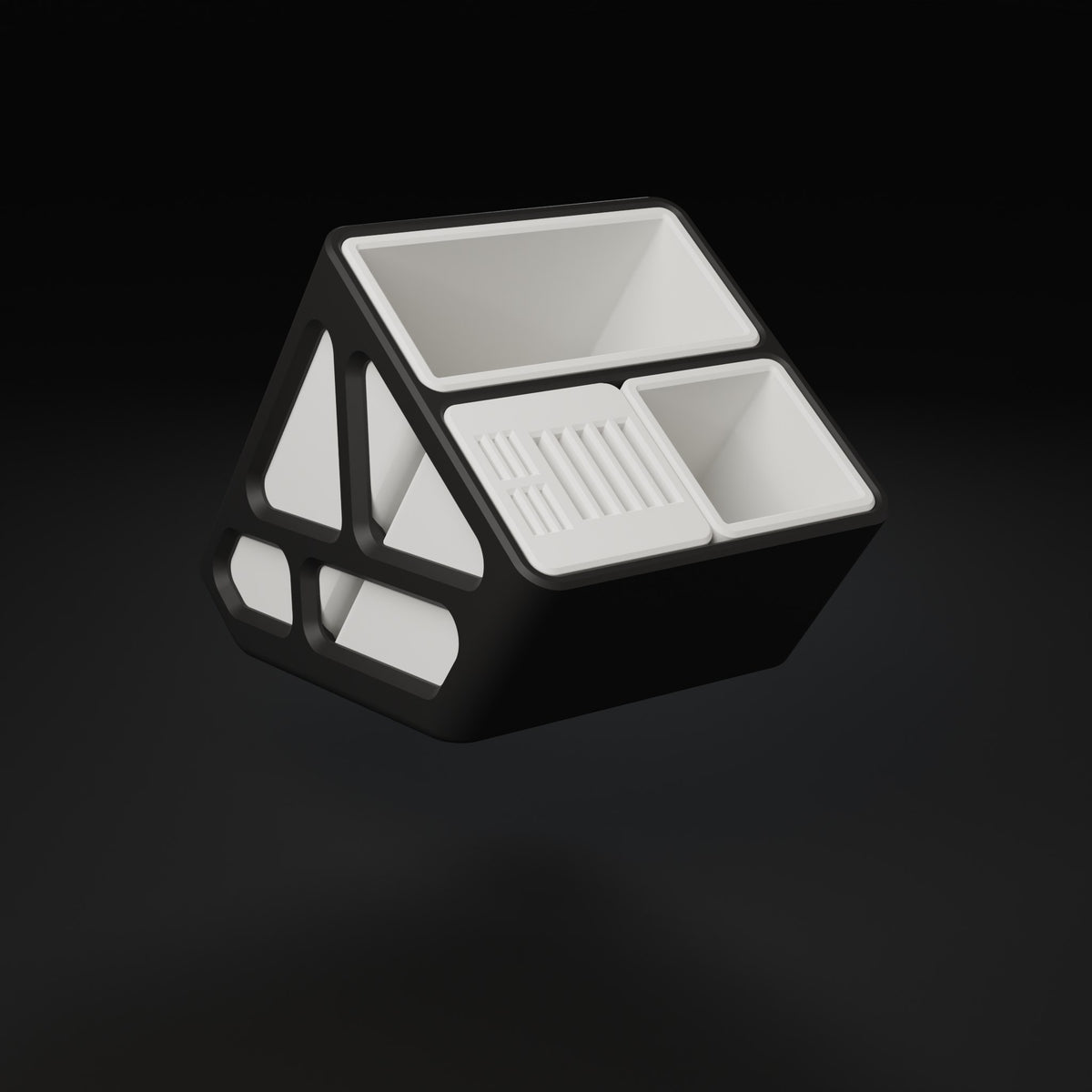 Organiseur modulaire iki, vue de trois quarts