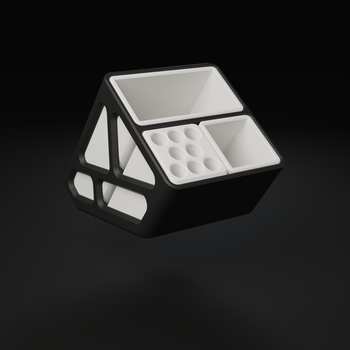 Organiseur modulaire iki avec insert stylos en place