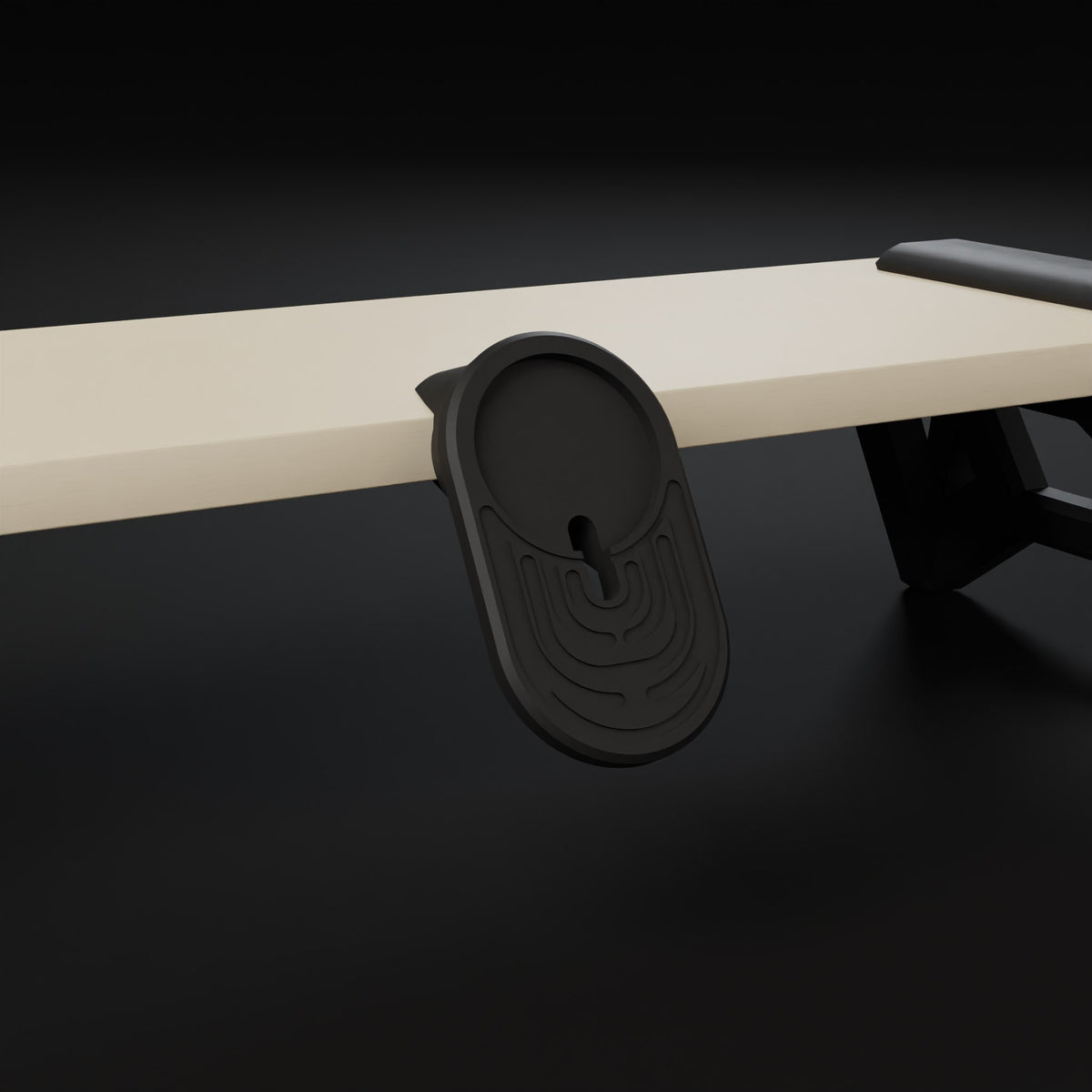 Support iki accroché au bord de la planche du riser
